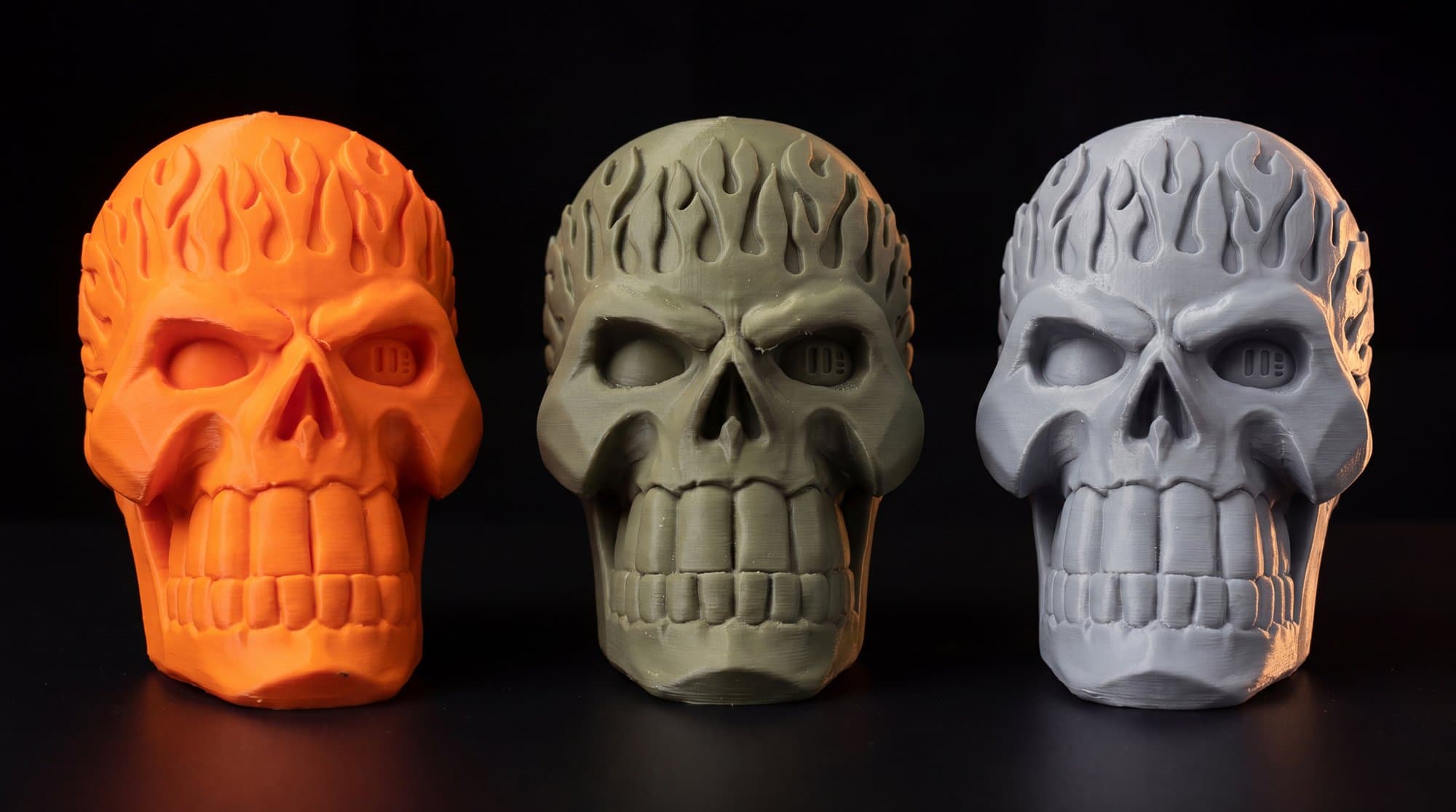 All three SKELMET colourways lined up